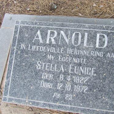 ARNOLD Stella Eunice 1922-1972