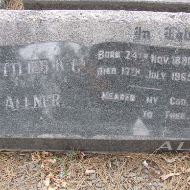 ALLNER Gottlieb K.G. 1890-1965