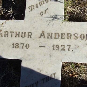 ANDERSON Arthur 1870-1927