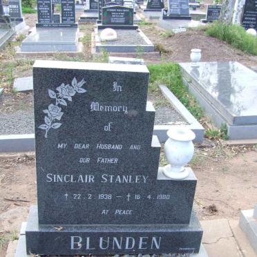 BLUNDEN Sinclair Stanley 1938-1980