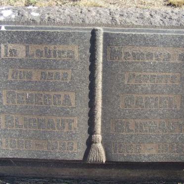 BLIGNAUT Daniel 1865-1923 &amp; Rebecca 1868-1933.