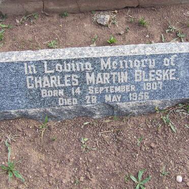 BLESKE Charles Martin 1907-1956