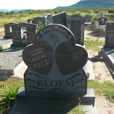 BLOEM Neville Paul 1971-2004