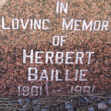 BAILLIE Herbert 1901-1981