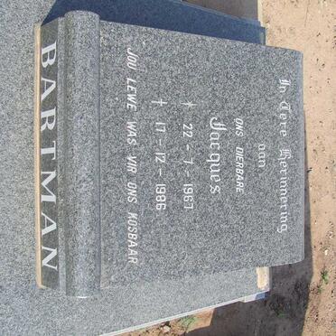 BARTMAN Jacques 1967-1986