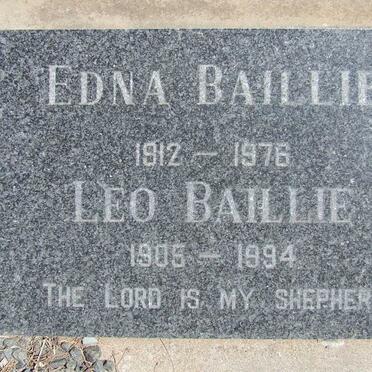 BAILLIE Leo 1905-1994 &amp; Edna 1912-1976