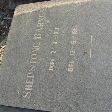 BARNES Shepstone 1871-1951