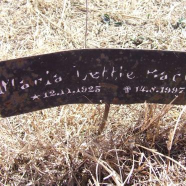 BARNES Maria Lettie 1925-1997