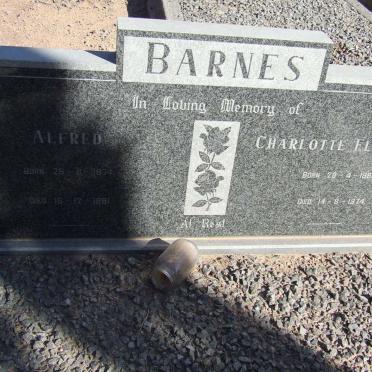 BARNES Alfred 1874-1961 &amp; Charlotte Elizabeth 1881-1974