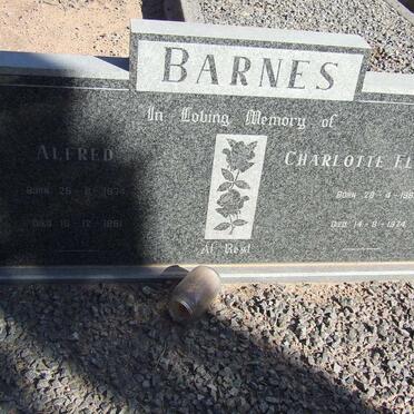 BARNES Alfred 1874-1961 &amp; Charlotte Elizabeth 1881-1974