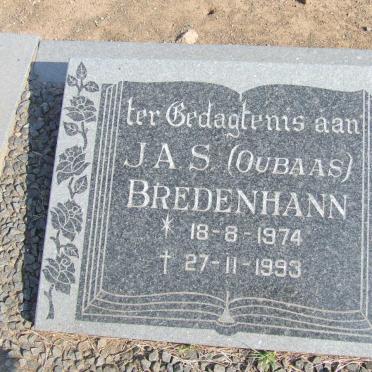 BREDENHANN J.A.S. 1974-1993