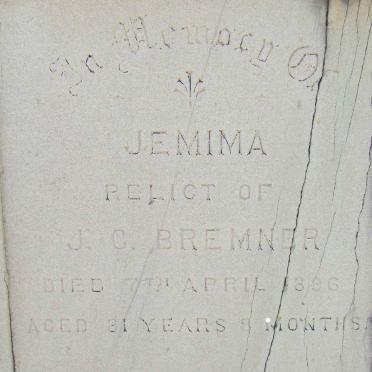 BREMNER Jemima -1896