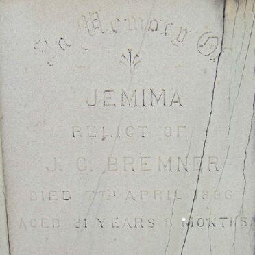 BREMNER Jemima -1896