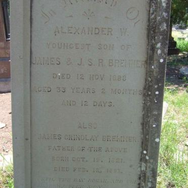 BREMNER James Grindley 1821-1893 :: BREMNER Alexander W -1888