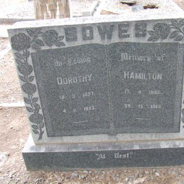 BOWES Hamilton 1890-1966 &amp; Dorothy 1897-1952