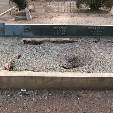 BOYCE Lucas 1842-1902 :: CASEY John 1875-1940 :: CASEY Patrick 1833-1911