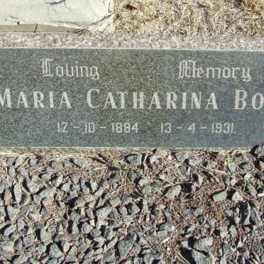 BOLD John George 1883-1932 &amp; Maria Catharina 1884-1931 :: BOLD Maria Catharina 1907-1926