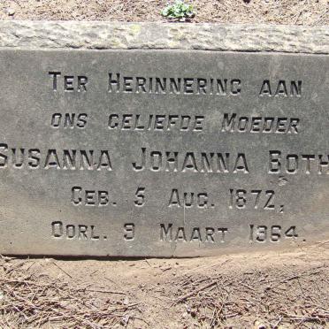 BOTHA Susanna Johanna 1972-1964