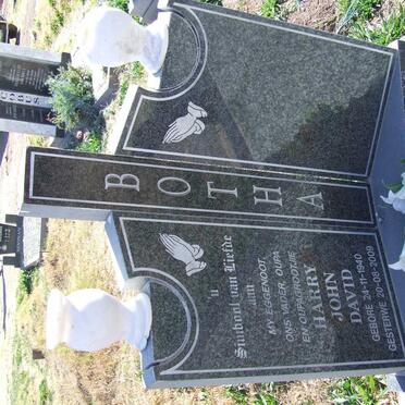 BOTHA Harry John David 1940-2009