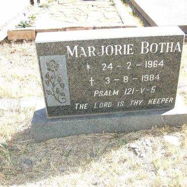BOTHA Marjorie 1964-1984