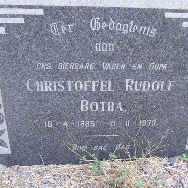 BOTHA Christoffel Rudolf 1885-1973
