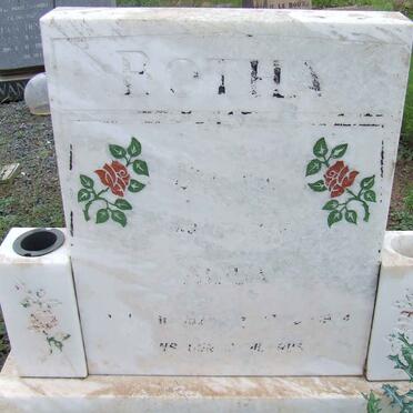 BOTHA Alida 1920-1994