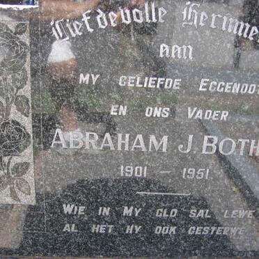 BOTHA Abraham J. 1901-1951