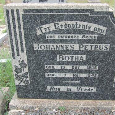 BOTHA Johannes Petrus 1906-1948