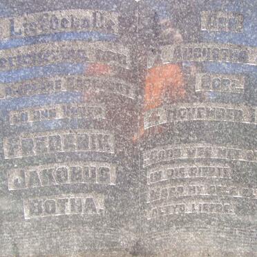 BOTHA Frederik Jakobus 1901-1943