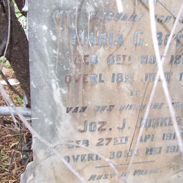 BOTHA Maria G. 1866-1914 :: BOTHA Jonker Joz. J. 1917-1917