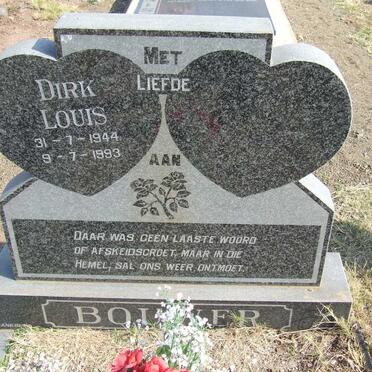 BOUWER Dirk Louis 1944-1993
