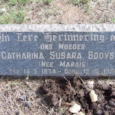 BOOYSEN Catharina Susara nee MARAIS 1874-1958