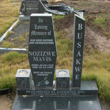 BUSAKWE Nozizwe Mavis 1936-1999