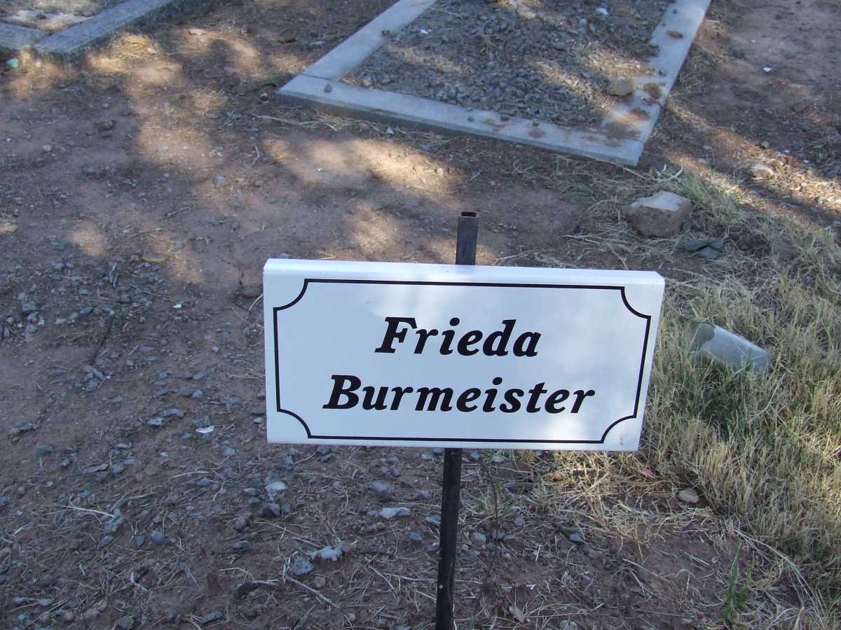 BURMEISTER  Frieda