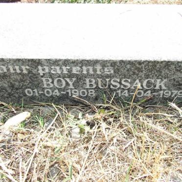 BUSSACK Boy 1908-1979 &amp; Amelia 1913-1995