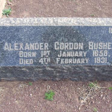 BUSHELL Alexander Gordon 1858-1931