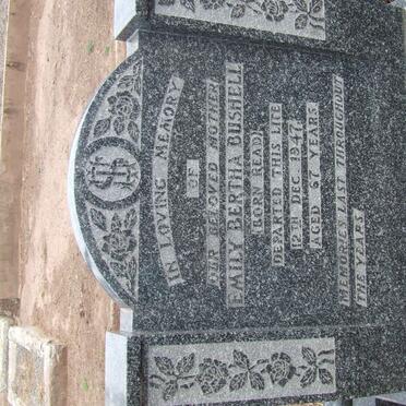 BUSHELL Emma Bertha nee READ -1947