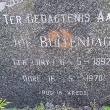 BUITENDAG Joe nee DRY 1892-1970