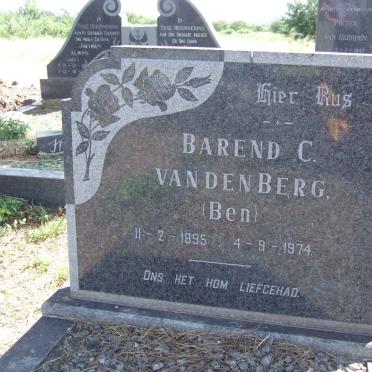 BERG Barend C., van den 1895-1974