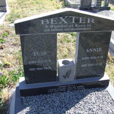 BEXTER Tuis 1931-1994 &amp; Annie 1938-2003
