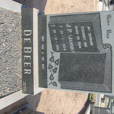 BEER J.P., de 1924-1985