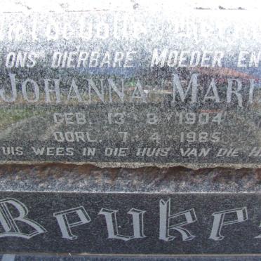 BEUKES Johanna Maria 1904-1985