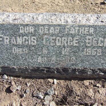 BECKS Francis George -1959 &amp; Myra Elizabeth -1955