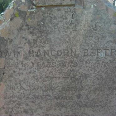 BERTRAM Francis A? -1879 :: BERTRAM Edwin Hancorn -1879