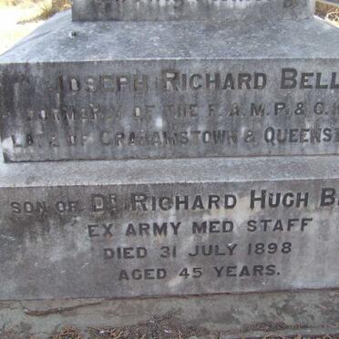 BELL Joseph Richard -1898