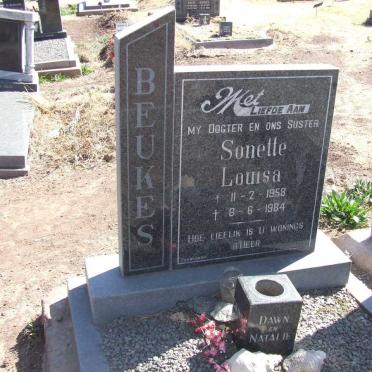 BEUKES Sonette Louisa 1958-1984