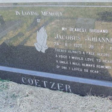 COETZER Jacobus Johannes 1928-1971