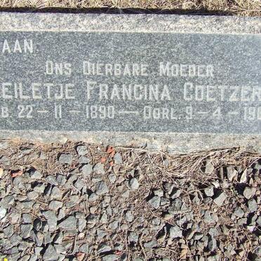COETZER Abraham Carl 1877-1962 &amp; Heiletje Francina 1890-1968