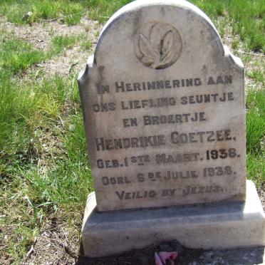 COETZEE Hendrikie 1938-1938
