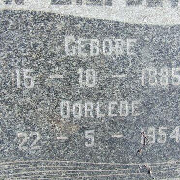 COETZEE Francois Johannes 1885-1954